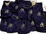 11 Crown Royal Special Reserve 750ml 10" Purple Gold Drawstring Bag Collectible