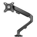 CQSXDA Tool Free Single Monitor Arm Stand Ergonomic Desk Mount Fully Adjustable VESA Mount with C-Clamp Fits 17-30" LCD