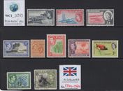 WC1_26959.COL. BRITÁNICO Pequeño lote de sellos diversos años 1950-1960. MLH-MNH/Usado