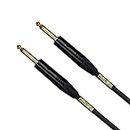 Mogami Gold INSTRUMENT-06 Guitar Instrument Cable, 1/4" TS Male Plugs, Gold Contacts, Straight Connectors, 6 Foot