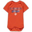 Newborn & Infant Garb Orange Clemson Tigers Baby Block Otis Bodysuit
