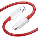 Ranbir Original Type C to C Cable For LG G Pad 5 10.1, LG G Pad Five 10.1 Original Type C to C Cable - 3.28 Feet (1 Meter) Compatible with Smartphone- 2R.3,RED