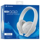 Gold Wireless Stereo PlayStation 4 White Headset [Sony] Discontinued