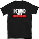 MANBAO I Stand with Kyle Rittenhouse Kenosha Wisconsin Pro Self Defense Adult Mens T Shirt Size XL