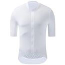 Pro Cycling Jersey Men Aero Bike Jersey Short Sleeve Road Bike Shirt Wicking Breathable Quick Dry 4 Pocket