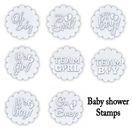 Baby Shower Embosser Stamp for Fondant Icing Cupcake Cake Cookie Topper Girl Boy