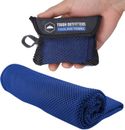 Tough Outdoors Cooling Towel, Royal Blue, 10 in X 10 In, Evaporative Cooling Fab