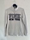 Pink Victorias Secret grau hoodie Pullover Pulli New York USA 