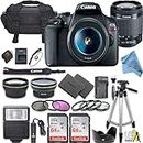 Canon EOS Rebel T7 DSLR Camera Bundle with Canon 18-55mm Lens + 2pc SanDisk 64GB Memory Cards + Accessory Kit (18-55MM + 64GB)