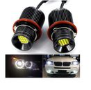 Ampoules LED Angel Eyes 160W Blanc pour BMW E39 E53 E60 E61 E63 E64 E65 E66 E83