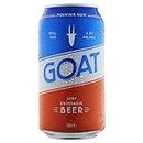 Mountain Goat 'GOAT' Very Enjoyable Beer, Aussie Lager, Craft Beer, 4.2% ABV, 375mL (Case of 24 Cans)