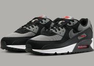 Nike Air Max 90 Black Red Mens US 8.5-14 Athletic Running Shoes Sneakers NEW ☑️