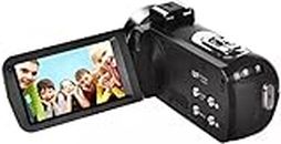 4K Camcorder Video Camera, 30MP 16X Zoom 3.0" IPS Touch Screen Handheld Digital Camcorder, Wi-Fi Vlogging Camera for YouTube, Black