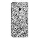 Gadget Gear Vinyl Skin Back Sticker Customised Robot Doodle (7) Mobile Skin (Not a Cover) Compatible with Samsung Galaxy A20E (Only Back Panel Coverage)
