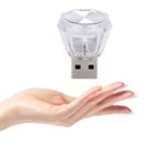 Mini LED Car Interior Light Automotive USB Atmosphère Plug et Play Decor 