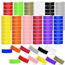 1200Pcs Paper Wristbands for Events, 12 Colors Waterproof Neon Party Wristbands Armband Paper Bracelets Identification Wristbands for Concert Club Bar Entrance Admission Party