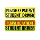 Car Bumper Magnet STUDENT DRIVER PATIENT Reflective Decal Sign Sticker Magnetic