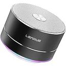 LENRUE Bluetooth Speaker Portable Wireless with Built-in-Mic,Handsfree Call,AUX Line,HD Sound and Bass for iPhone Ipad Android Smartphone and More (Gray)…