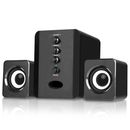 Stereo Bass Sound Computer Speakers Subwoofer 3.5mm USB Wired for Desktop Laptop