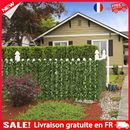 Artificial Privacy Fence Plastic Faux Hedges Fence Wall Screen Garden Home Decor