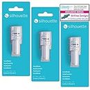 Silhouette Autoblade 3 Pack Replacement Blades for Cameo 3 and Portrait 2-50 Free Designs