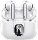 Wireless Earbuds, 2024 Bluetooth Headphones 5.3 HiFi Stereo Earphones, 40H Playtime in-Ear Earbud, Bluetooth Earbud with LED Power Display, IP7 Waterproof Earphones Sport Headset for Android iOS