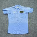 Camisa de Colección Empleada Para Hombre Azul Mediana con Botones Electrodomésticos Gas Ropa de Trabajo