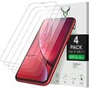 iSOUL 4-Pack Screen Protector for iPhone 11 and iPhone XR 6.1-Inch Tempered Glass Film, [Case Friendly] [Easy Installation] Compatible With iPhone 11 Screen Protector, iPhone XR Screen Protector