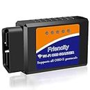 Friencity Wireless WiFi OBD2 Scanner Adapter, Auto Diagnostic Code Reader & Scan Tool for iOS, Android and Windows, Read & Clear Car Check Engine Light for Year 1996 and Newer Vehicles