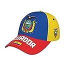 DABOYOZHZH Ecuador Flag Cool Ecuadorian Baseball Cap 3D Full Print Adult Unisex Adjustable Hat Soccer Patriotic Caps