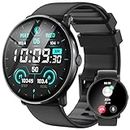 Smart Watches for Men - 1.43" AMOLED Display Smartwatch with Call Function, 111+ Sports, Notification, IP68 Waterproof, Fitness Watch with Heart Rate SpO2 Sleep Monitor Step Counter for Android iOS