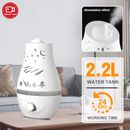 Hodiax 2.2L Colorful LED Humidifier Cool Mist Aroma Diffuser Oil Humidifier