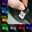 1x Mini LED USB Atmósfera Interior Luz de Neón Lámpara Ambiental Bombilla Coche Accesorios
