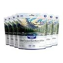 Backpacker's Pantry Cuban Coconut Rice & Black Beans, 2 Servings Per Pouch (6 Count), Freeze Dried Food, 14 Grams of Protein, Vegan, Gluten Free