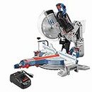 Bosch GCM18V-12GDCN14-RT 18V PROFACTOR Brushless Lithium-Ion 12 in. Cordless Miter Saw Kit with (1) 8 Ah Battery (Renewed)