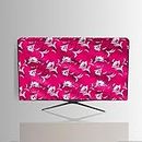 HIZING Dustproof Protection Made for LED Smart TV for Sony Bravia (all model 32 inches) Full HD KLV-32W672F Protect Your LCD-LED-TV Now Floral Pink print
