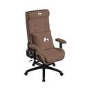 Bauhutte G-370-BR Gaming Sofa Chair 2, Brown, Fabric Type, Gaming Chair Like a Sofa, Standard