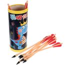 Kids Toss Toy Set - Throw Pot Game Kit with Arrows for Indoor/Outdoor Play-RP