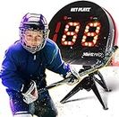 NET PLAYZ Hockey Radar Gifts Training Aids - Speed Guns Speed Sensor, Hands-Free Radar Guns | Ice Hockey Field Hockey Street Scooter Hockey, High-Tech Gadget & Gear, Black