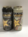 Rockstar Energy Drink vainilla ligera tostada y moca *latas de coleccionista vacías.