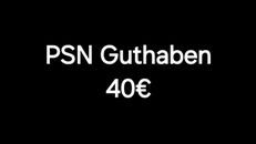 PSN Card 40€ PlayStation Network Guthaben - 40 EURO PS3 PS4 PS5 Code - DE