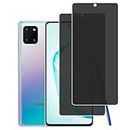 KELOLIN [Pack of 2 for Samsung Galaxy Note 10 Lite Private Screen for Tempered Glass, 9H Hardness, Anti-Spy, Anti-Scratch, Privacy Screen Protector Compatible with Samsung Galaxy Note 10 Lite