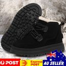 Kids Casual Short Boots Non-Slip Winter Snow Boots for Boys Girls (Black 27)