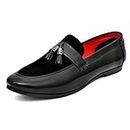 Bhavani Home Appliances Black Synthetic Loafer Shoes for Men - 8 UK