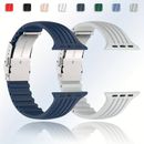 Sport Band Compatible With Iwatch Band Series 9/8/7/6/5/4/3/2/1/se/ultra 2 49mm 45mm 44mm 42mm 41mm 40mm 38mm Women Men, Elastics Strap Silicone Watch Bands For Iwatch