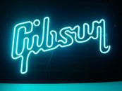 Gibson Guitar Store Open 20"x16" Neon Light Sign Lamp Bar Beer Wall Decor