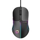 Live Tech Bold Gaming Mouse with Customizable 6 RGB Lighting Mode + On/Off, 7 Programmable Buttons, Gaming Grade Sensor, 6400 DPI Tracking | Wired Gaming Mouse with RGB & Driver Customization for PC