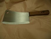 Lamson SHARP PRO Meat Cleaver, Stainless U.S.A, Clean, sharp,  nice Wood Handle