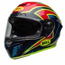 Bell Race Star DLX Flex Xenon Gloss Blue Retina Full Face Helmet -  Livraison...