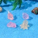 10 Pcs Luminous Mini Fish Toys Glowing Home Garden Decoration Color Ornaments